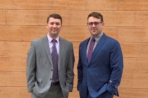 Attorneys John Pilkington and Alex Momany